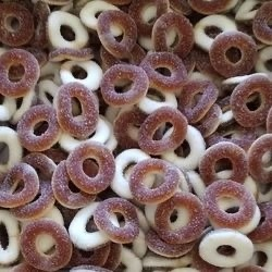 Anneaux sucrés goût COLA (100g)