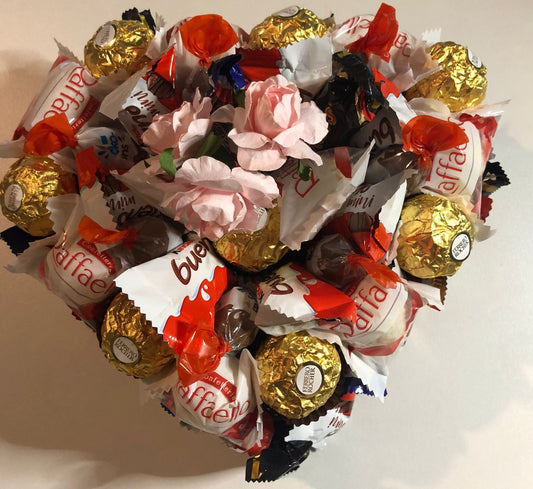 Gâteau de chocolats en coeur (Grand)