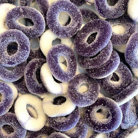 Anneaux sucrés goût PASSION (100g)