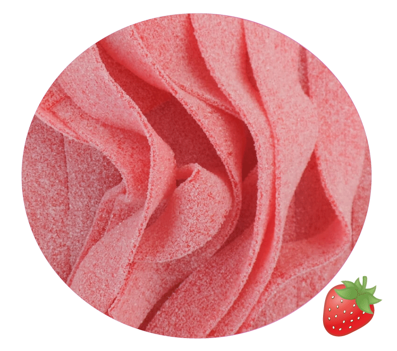 Ceintures acidulées Fraise x4