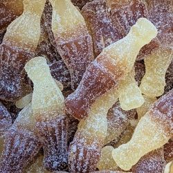 Bouteilles de cola sucrées(100g)